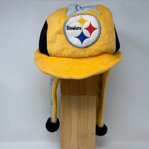 USED - NFL Pittsburgh Steelers Plush Pump Action Mascot Dangle Cap/Hat